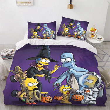 Housse de Couette Les Simpsons Halloween